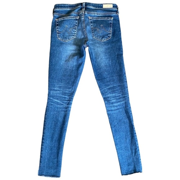 AG ADRIANO GOLDSCHMIED LEGGING ANKLE WITH STEP FRAY HEM SZ 27R - Picture 5 of 10